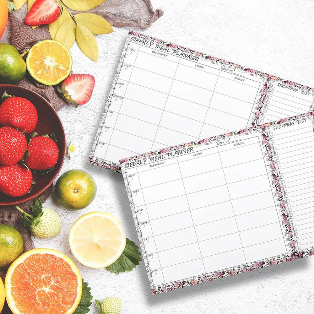 Magnetic Weekly Meal Planner Notepad: 6.6'' x 9.8"/58 Sheets